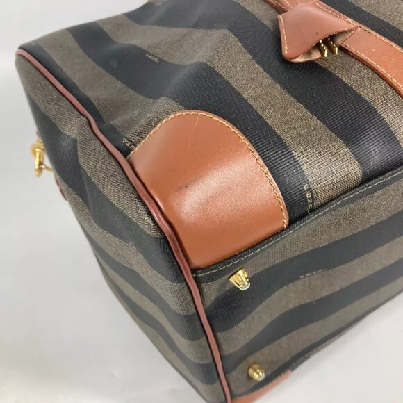 FENDI 2WAY Bag Shoulder Bag Crossbody Pecan Travel bag Duffle Bag - Picture 14 of 15